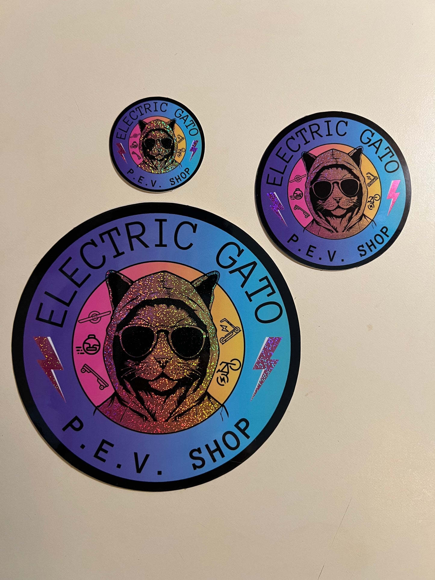 Electric Gato Stickers